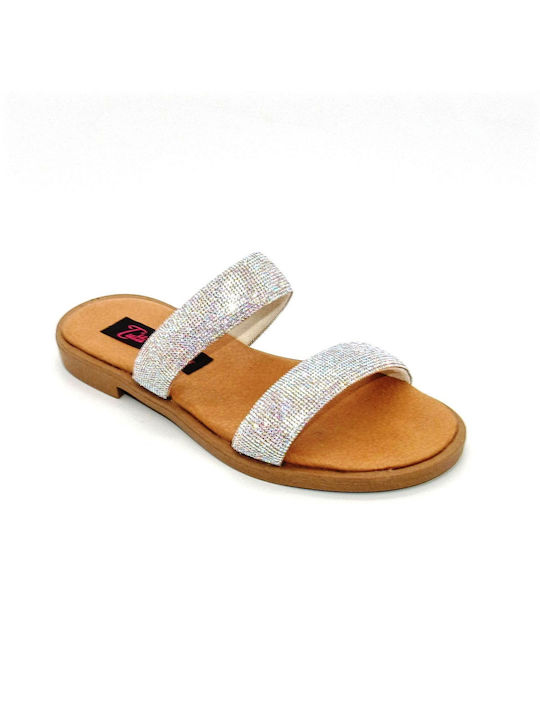 Si Bolleti Leder Damen Flache Sandalen