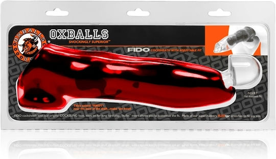 Oxballs Cock Προέκταση Πέους Κόκκινη 23.5cm