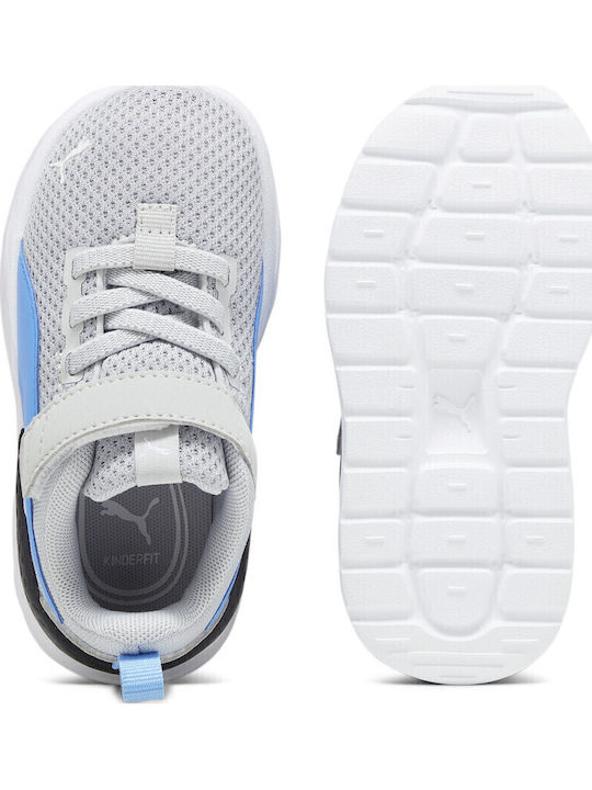 Anzarun Lite Kids Sports Shoes Running with Hoop & Loop Closure Gray