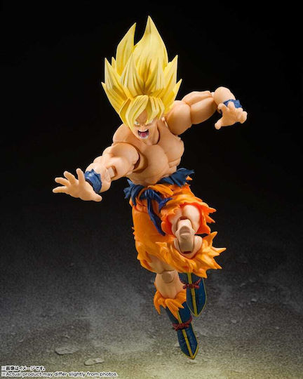 Bandai Spirits Dragon Ball Super Son Goku Legendary Super Saiyan Action Figure 14 cm Scale 1:12