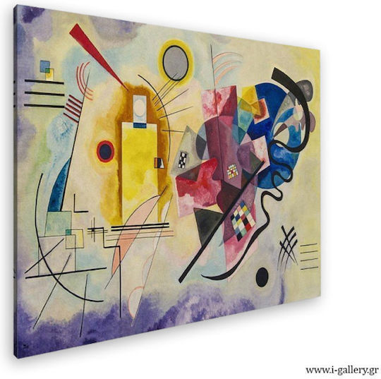 I-gallery Yellow Red Blue Картина Копие на Василий Кандински Платнен 120x80см