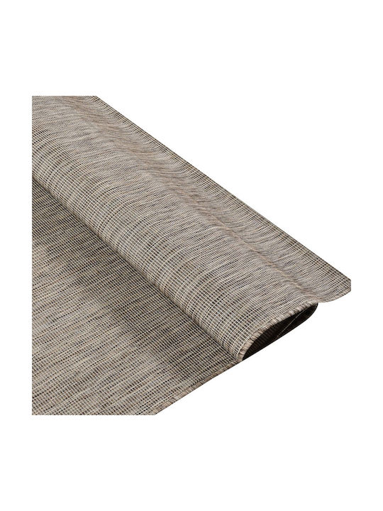 Polcarpet Rug Rectangular Summer Wicker Beige