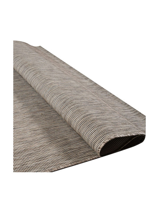 Polcarpet Rug Rectangular Summer Wicker Beige