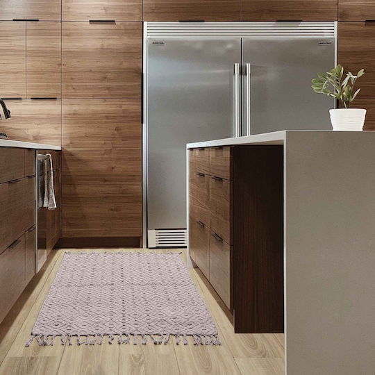 Peiraiki Patraiki Rug Rectangular Summer with Fringes Pink