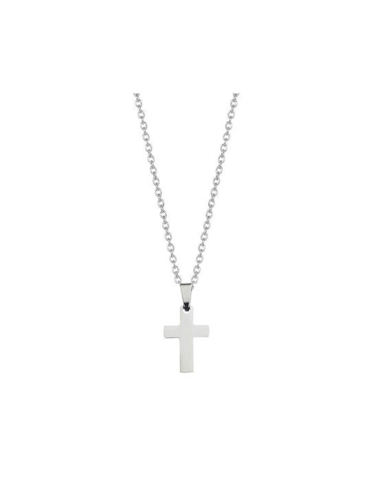 Amor Amor Cross from Steel with Chain