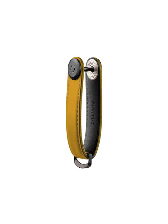 Orbitkey Key Holder Leather Yellow