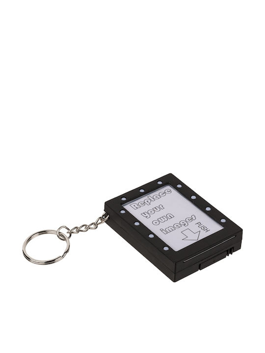 Out of the Blue Keychain for Photography Plastic with LED Black