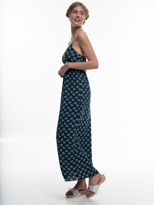 Sommer Maxi Kleid Blau