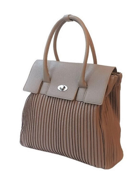 MI-TU Exclusive Women's Bag Backpack Beige