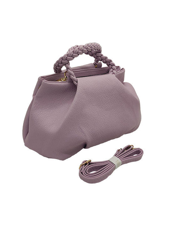 Gift-Me Leder Damen Tasche Schulter Lila