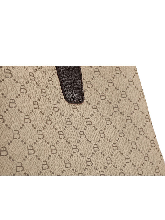 Damentasche Schultertasche Beige