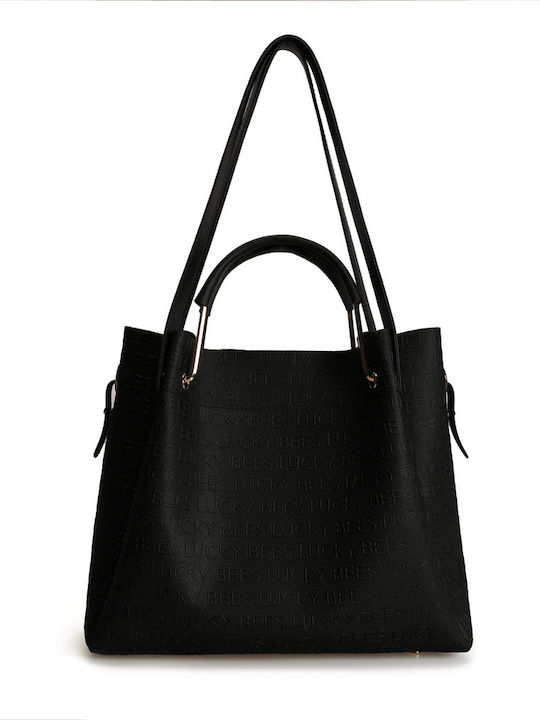 Damentasche Schultertasche Schwarz