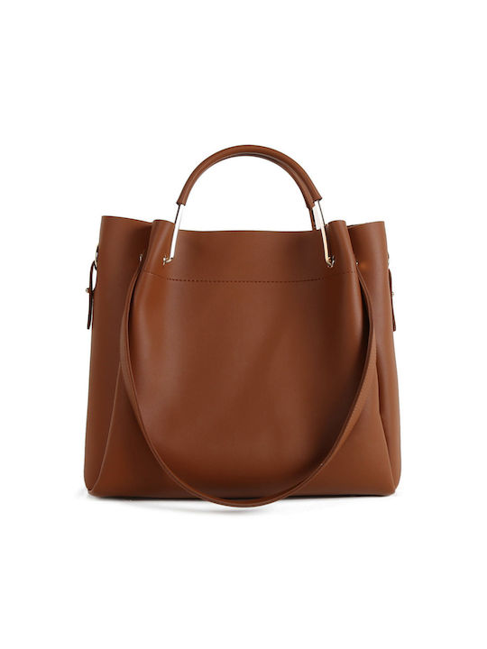 Damentasche Schultertasche Tabac Braun