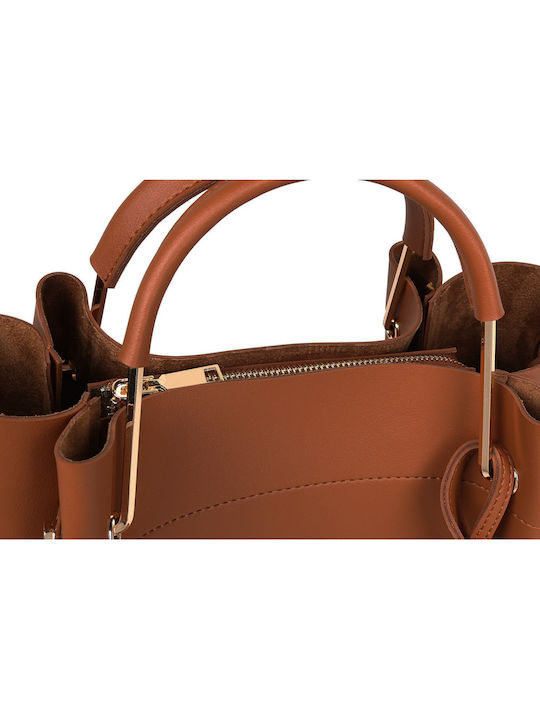 Damentasche Schultertasche Tabac Braun