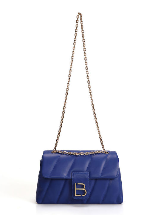 Damentasche Schultertasche Blau