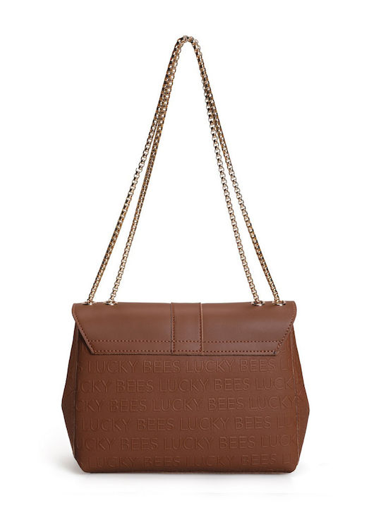 Damentasche Schultertasche Tabac Braun