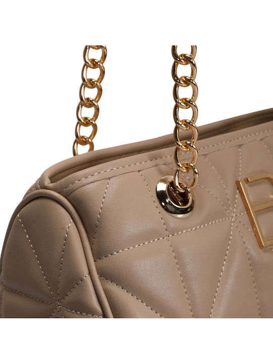 Damentasche Schultertasche Beige