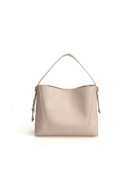 Damentasche Schultertasche Beige