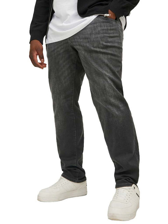Men's Elastic Jeans Pants With Slim Fit Gray