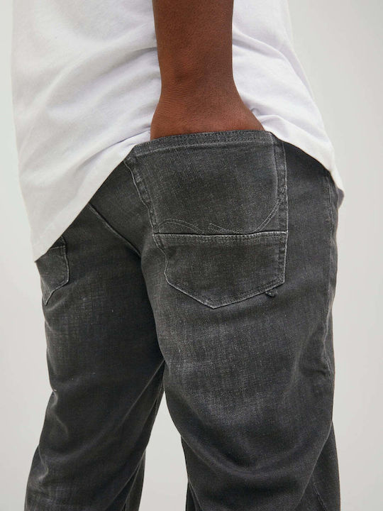 Men's Elastic Jeans Pants With Slim Fit Gray
