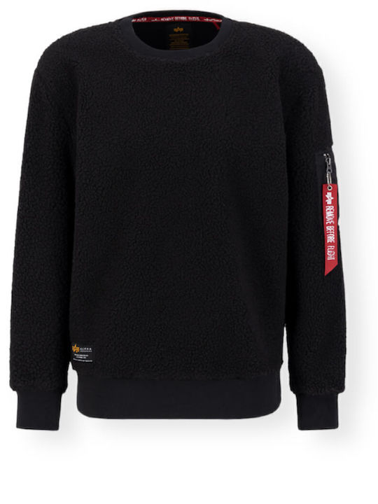 Langarm-Pullover Schwarz