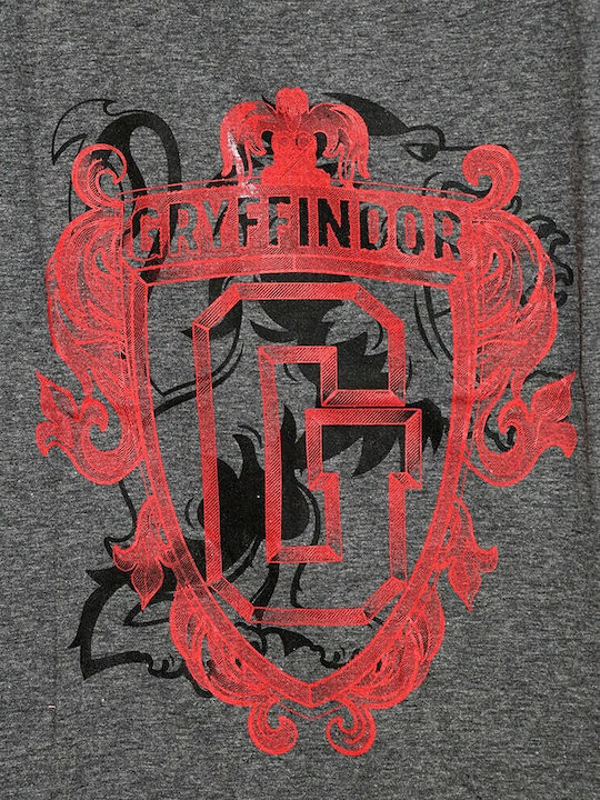 Warner Bros Γυναικείο T-shirt Harry Potter HP 53 02 017/022Α σε Γκρι χρώμα