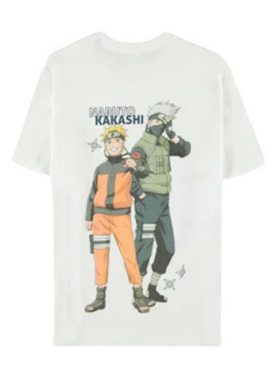 Difuzed Shippuden Damen T-shirt Naruto Weiß Baumwolle Difuzed Shippuden Damen T-shirt Naruto Weiß Baumwolle