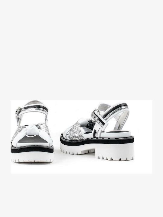Women's Flat Sandals White