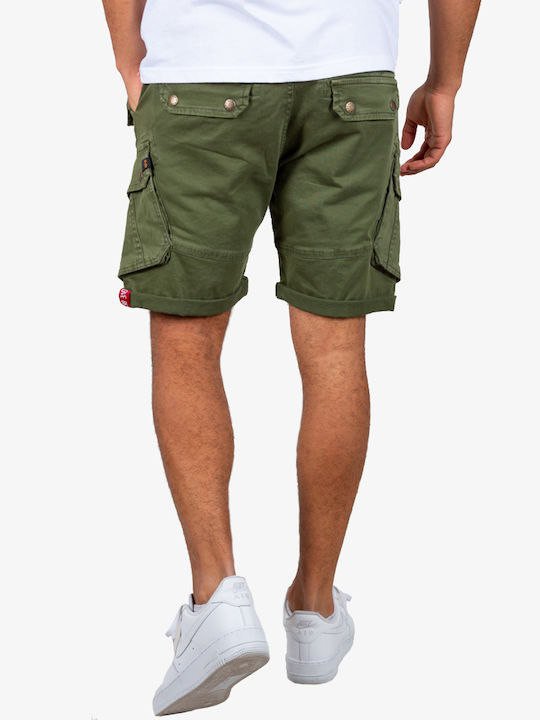 Alpha Industries Pantaloni scurți bărbați Cargo Kaki