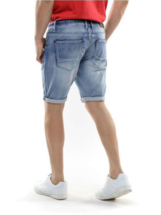 Devergo Herrenshorts Jeans Hellblau