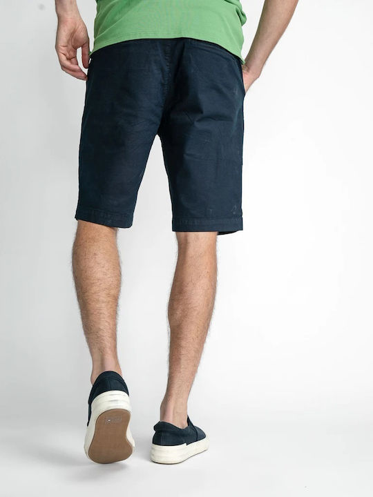 Petrol Industries Men's Shorts Chino Navy Blue