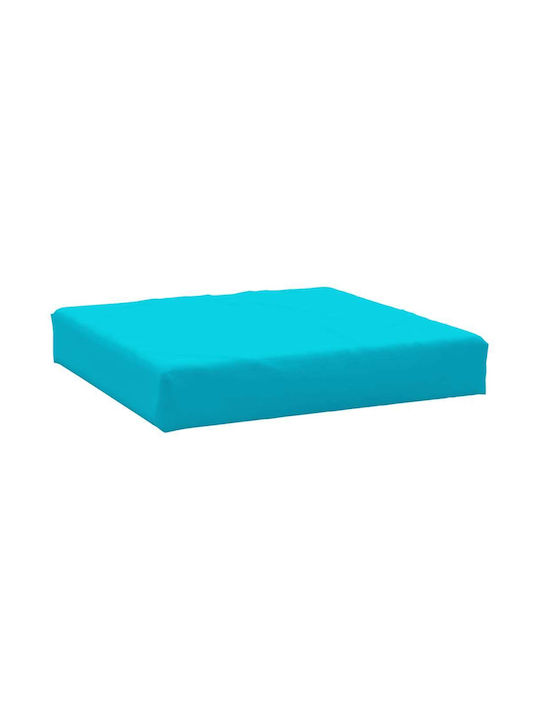 vidaXL vidaXL Gartenstuhlkissen Wasserdichtes Sitzbank-Kissen Mit Rückenlehne Türkis 3 Stück 60x60cm