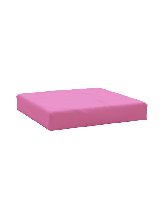 vidaXL Sitzbank-Kissen Palette Mit Rückenlehne Rosa 2Stück 60x60cm