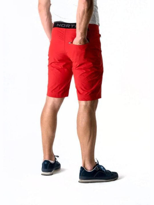 Northfinder Men's Athletic Shorts Red