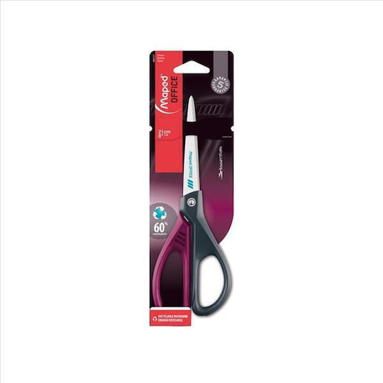Maped Essentials Scissors for Crafts Left-Handers 21cm with Metallic Blade (Μiscellaneous colours) 1pcs
