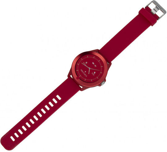 Forever Colorum CW-300 43mm Smartwatch με Παλμογράφο (Magenta)