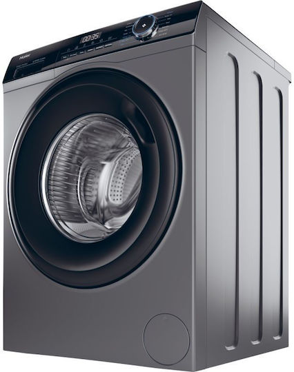 Haier Πλυντήριο Ρούχων 9kg 1400 Στροφών Γκρι HW90-B14939S8-S
