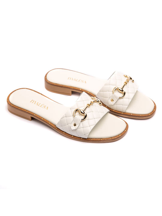 Malesa Handmade Women's Sandals White