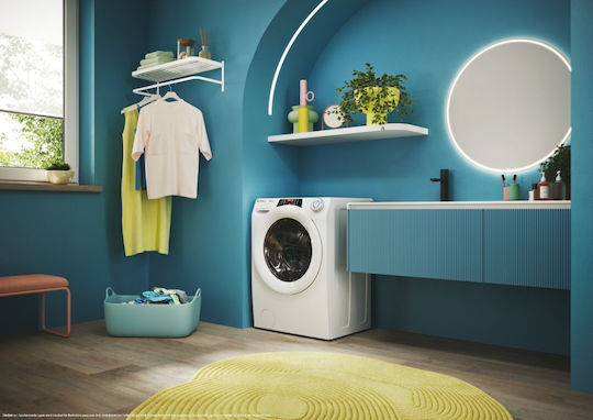 Candy Washing Machine 10kg with Steam Technology 1400 Rounds Snap & Wash RO 14104DWMT/1-S