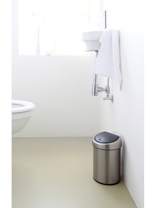 Brabantia Inox Банята кошче 3лт Сребрист