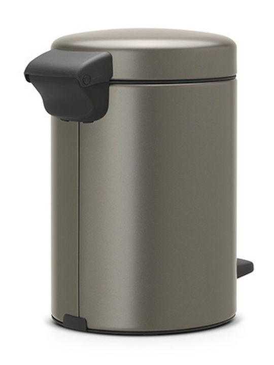 Brabantia Inox Bathroom Basket Soft Close 3lt Gray