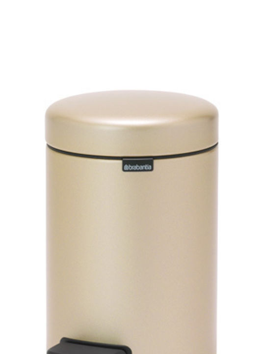 Brabantia NewIcon Inox Καλαθάκι Μπάνιου 3lt Μπεζ