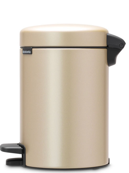 Brabantia NewIcon Inox Καλαθάκι Μπάνιου 3lt Μπεζ