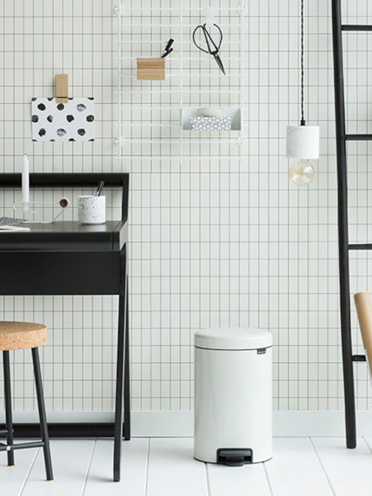 Brabantia Inox Bathroom Basket 12lt White