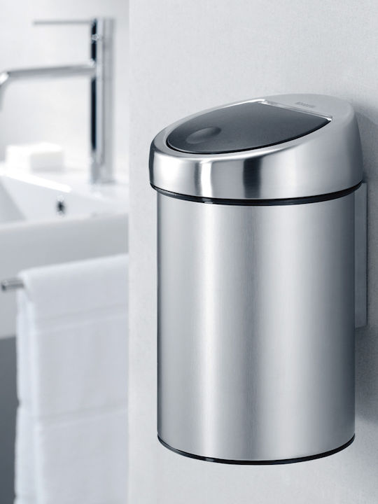 Brabantia Inox Perie de toaletă 3lt Argintiu
