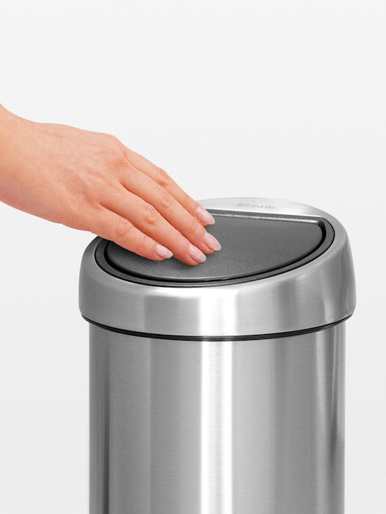 Brabantia Bin 647216 Inox Perie pentru coșul de gunoi din baie 3lt Alb