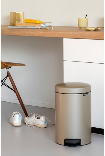 Brabantia NewIcon Inox Bathroom Basket 12lt Silver
