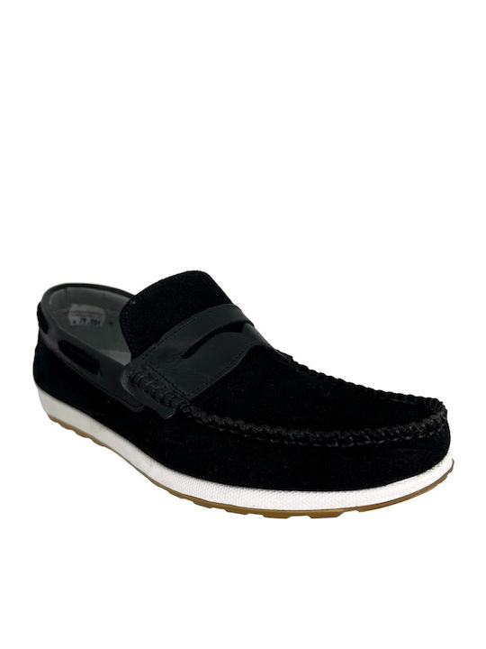Men's Leather Moccasins Black