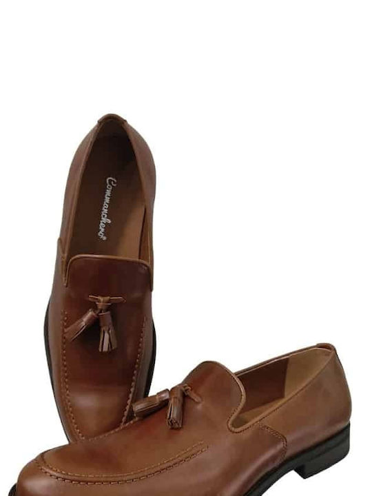 Commanchero Original Δερμάτινα Ανδρικά Loafers σε Ταμπά Χρώμα