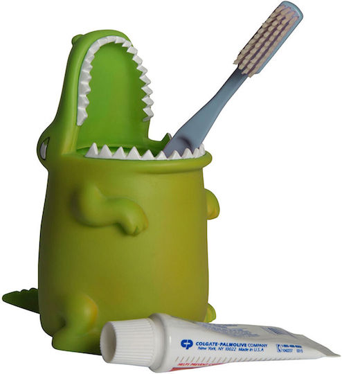 Winkee Alligator Βάση Στήριξης Οδοντόβουρτσας Πλαστική Πράσινη